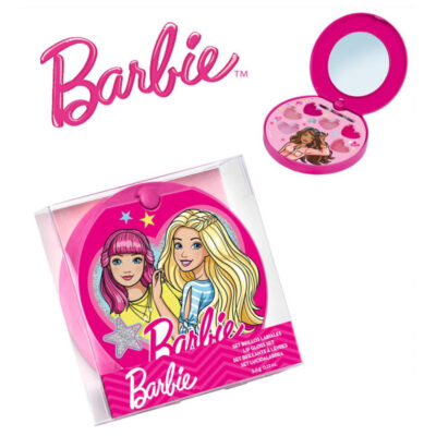 Barbie Trousse Lip Gloss + Specchio