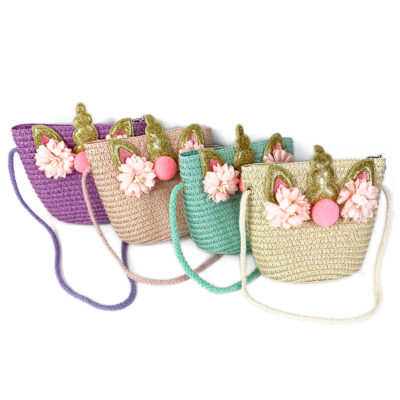 Tracollina in paglia “Unicorn