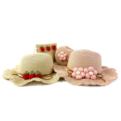 Set cappello+borsetta  in paglia